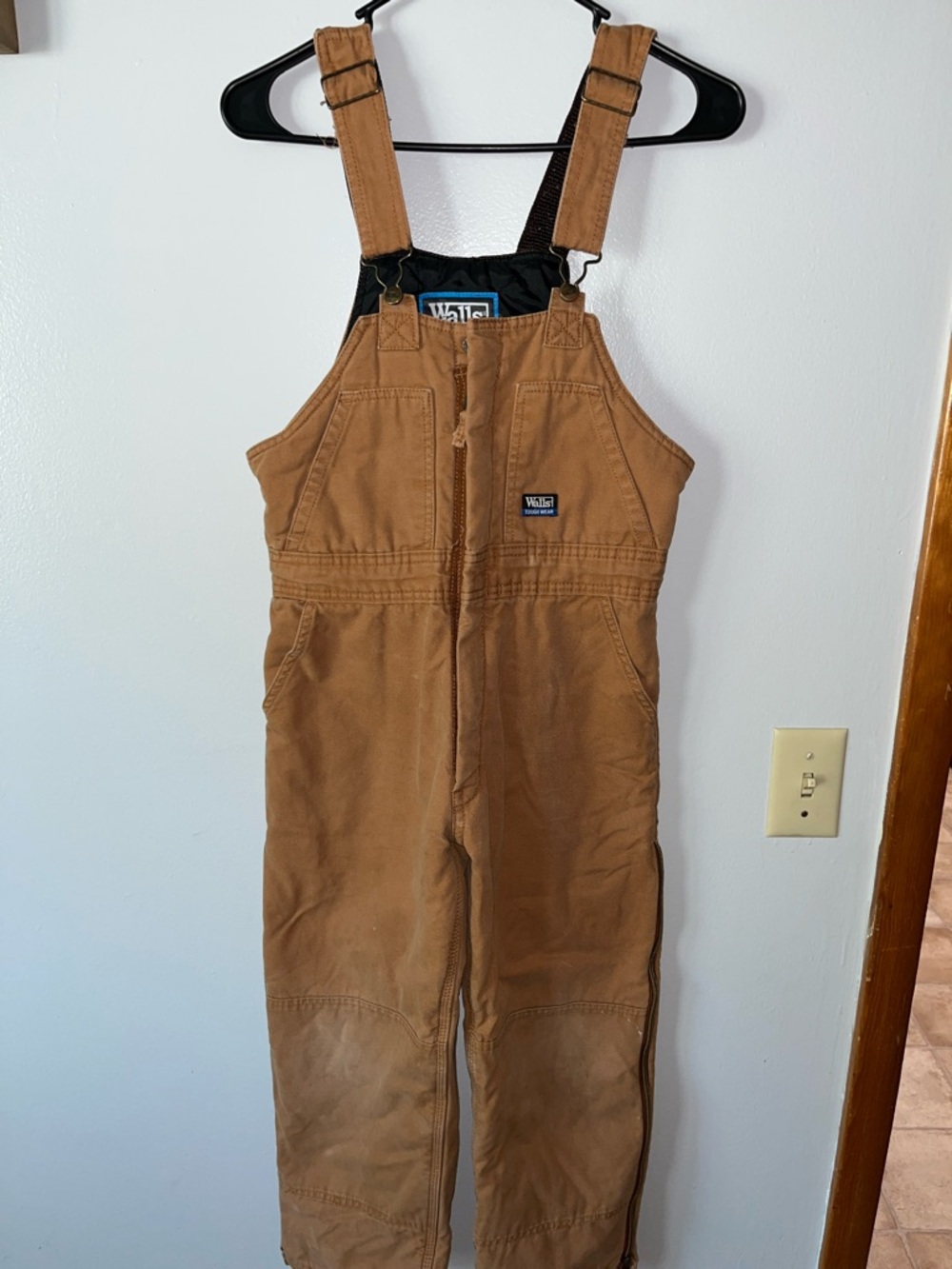 Walls Tan Workwear Duck Canvas Bib Overalls